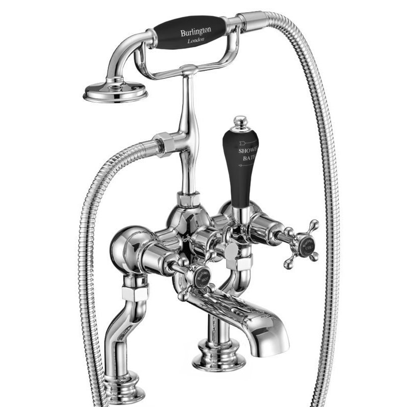 Claremont Regent bath shower mixer - deck mounted